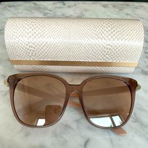 Jimmy Choo pale pink sunglasses